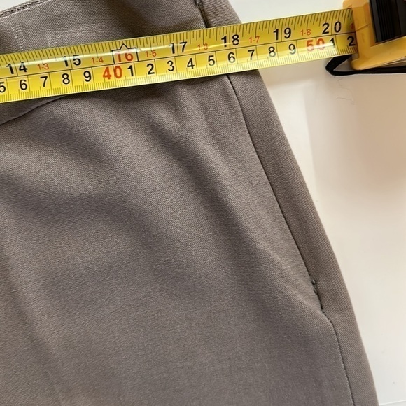 Giorgio Armani Tan Side Zip Flat Front Pants Trousers Size 48 = US 12 - Picture 8 of 11